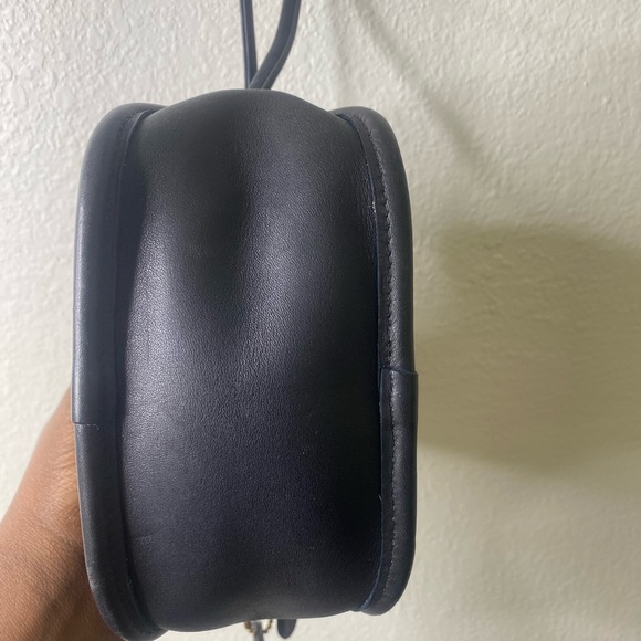 Coach Vintage Hadley zip small shoulder crossbody black leather purse - Picture 11 of 16